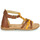 Chaussures Fille Sandales et Nu-pieds Citrouille et Compagnie GITANOLO Jaune / camel