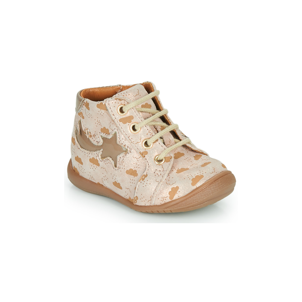 Chaussures Fille Baskets montantes GBB POMME Beige