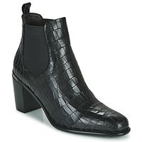 Chaussures Femme Bottines Adige FANNY V5 CROCO NOIR Noir