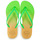 Chaussures Femme Tongs Havaianas SLIM GRADIENT Blanc / Vert