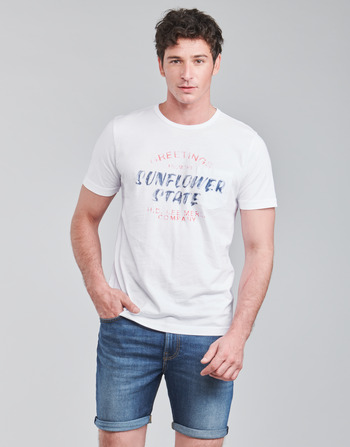 Lee SS POSTER TEE Blanc