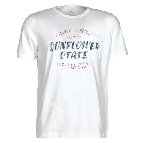 Vêtements Homme T-shirts manches courtes Lee SS POSTER TEE Blanc