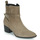 Chaussures Femme Boots JB Martin AUDE CROUTE VELOURS TAUPE