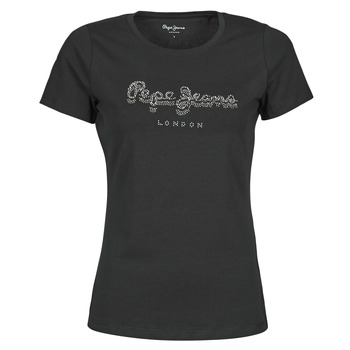 Vêtements Femme T-shirts manches courtes Pepe jeans BEATRICE Black