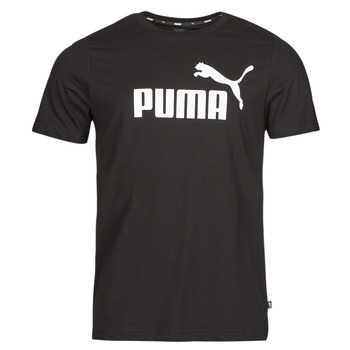 Vêtements Homme T-shirts manches courtes Puma ESS LOGO TEE Noir