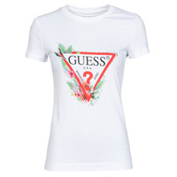 Vêtements Femme T-shirts manches courtes Guess SS CN NORA TEE Blanc