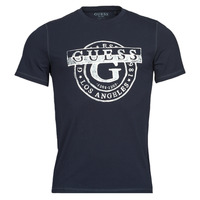 Vêtements Homme T-shirts manches courtes Guess DOUBLE G CN SS TEE Marine