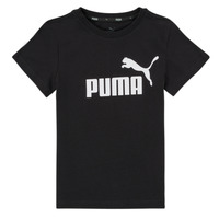 Vêtements Garçon T-shirts manches courtes Puma ESSENTIAL LOGO TEE Noir