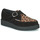 Chaussures Derbies TUK POINTED CREEPER MONK BUCKLE Noir / Leopard