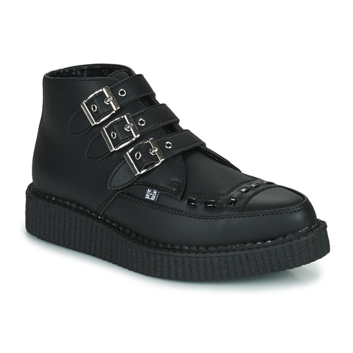 Chaussures Boots TUK POINTED CREEPER 3 BUCKLE BOOT Noir
