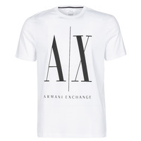 Vêtements Homme T-shirts manches courtes Armani Exchange HULO Blanc