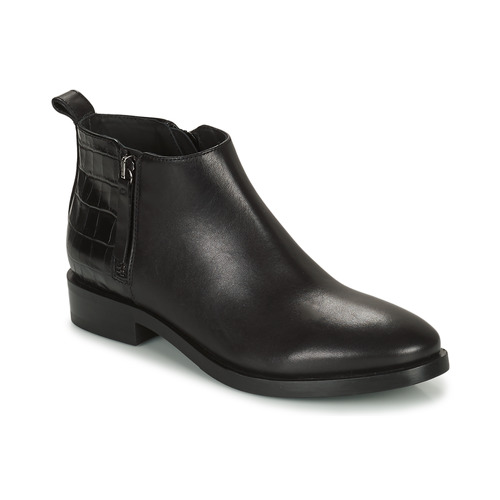 Chaussures Femme Boots Geox BROGUE Noir