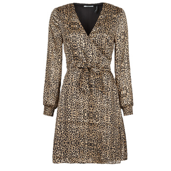 Vêtements Femme Robes courtes Les Petites Bombes CECILIE Leopard