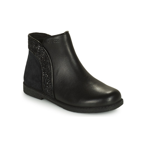 Chaussures Fille Boots Geox SHAWNTEL Noir