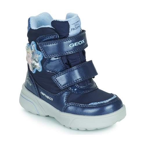 Chaussures Fille Bottes de neige Geox SVEGGEN ABX Marine
