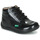 Chaussures Fille Boots Kickers BILLISTA ZIP Noir
