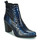 Chaussures Femme Bottes ville Regard SALLY Noir / Bleu
