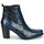 Chaussures Femme Bottines Regard SALLY Noir / Bleu