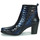 Chaussures Femme Bottes ville Regard SALLY Noir / Bleu