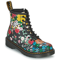 Chaussures Fille Boots Dr Martens 1460 J Noir / Multicolore