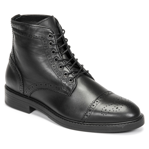 Chaussures Homme Boots Selected BROGUE Noir