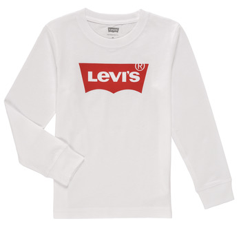 Vêtements Garçon T-shirts manches longues Levi's L/S BATWING TEE Blanc