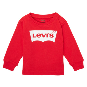 Vêtements Garçon T-shirts manches courtes Levi's L/S BATWING TEE Rouge