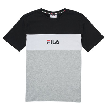 Vêtements Fille T-shirts manches courtes Fila TEKANI Noir / Gris