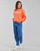 Vêtements Femme Sweats Converse EMBROIDERED WORDMARK CREW Orange