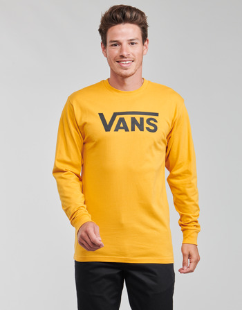 Vêtements Homme T-shirts manches longues Vans VANS CLASSIC LS Jaune / Noir
