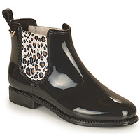 Chaussures Femme Bottes de pluie Les Petites Bombes RAIN Noir / Leopard