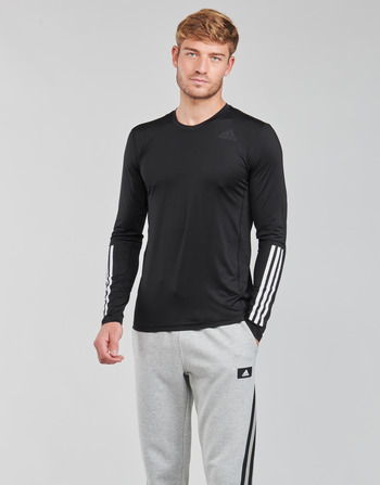 Vêtements Homme T-shirts manches longues adidas Performance TF LS FT 3S Noir