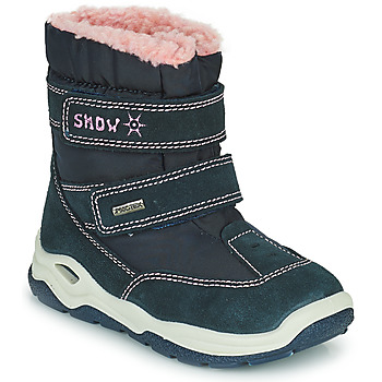 Chaussures Garçon Bottes de neige Citrouille et Compagnie POUDOU Bleu/rose