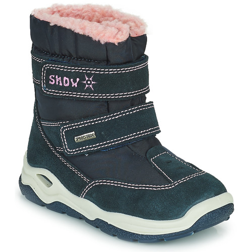 Chaussures Garçon Bottes de neige Citrouille et Compagnie POUDOU Bleu/rose