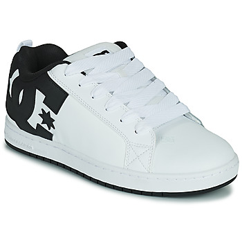 Chaussures Homme Chaussures de Skate DC Shoes COURT GRAFFIK Blanc / Noir