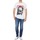 Vêtements Homme T-shirts manches courtes Eleven Paris APY M Blanc