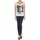 Vêtements Femme T-shirts manches courtes Eleven Paris KALIFA W Blanc