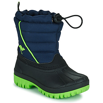 Chaussures Enfant Bottes de neige Kangaroos K-BEN Marine / Vert