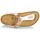 Chaussures Fille Tongs Birkenstock GIZEH Rose / Doré