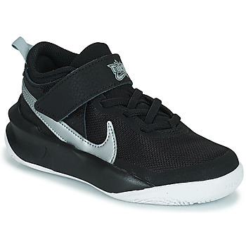 Chaussures Enfant Baskets montantes Nike TEAM HUSTLE D 10 (PS) Noir / Argent