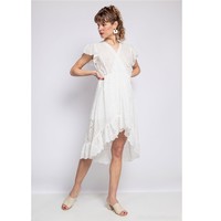 Vêtements Femme Robes courtes Fashion brands U5233-BLANC Blanc