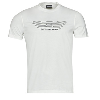 Vêtements Homme T-shirts manches courtes Emporio Armani 3L1TFD Blanc