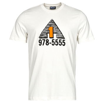 Vêtements Homme T-shirts manches courtes Diesel T-DIEGOR-K46 Blanc