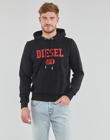 Vêtements Homme Sweats Diesel S-GINN-HOOD-K25 Noir