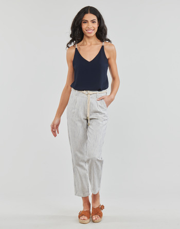 Vêtements Femme Pantalons 5 poches Freeman T.Porter SAMARA VARDA Bleu / Blanc