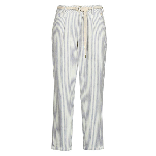 Vêtements Femme Pantalons 5 poches Freeman T.Porter SAMARA VARDA Bleu / Blanc