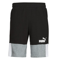 Vêtements Homme Shorts / Bermudas Puma ESS+ BLOCK SHORTS Noir / Gris / Blanc