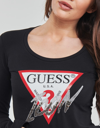Guess LS CN ICON TEE Noir