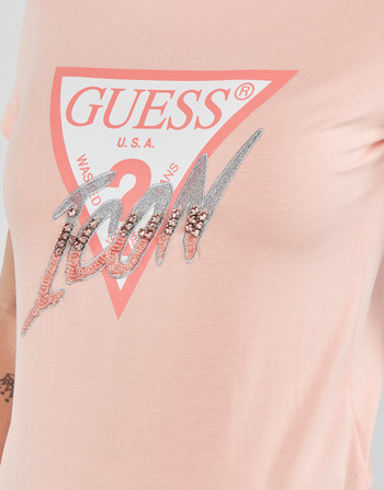 Guess SS CN ICON TEE Pêche