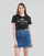 Vêtements Femme T-shirts manches courtes Replay W3572A Noir